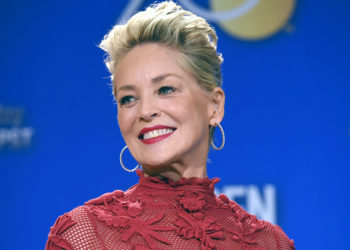 Sharon Stone poses during the nominations for the 75th Annual Golden Globe Awards at the Beverly Hilton hotel on Monday, Dec. 11, 2017, in Beverly Hills, Calif. The 75th annual Golden Globe Awards will be held on Sunday, Jan. 7, 2018. (Photo by Chris Pizzello/Invision/AP)