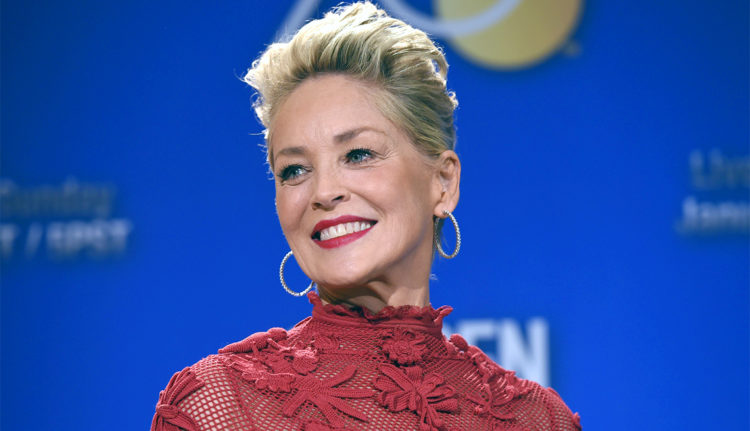 Sharon Stone poses during the nominations for the 75th Annual Golden Globe Awards at the Beverly Hilton hotel on Monday, Dec. 11, 2017, in Beverly Hills, Calif. The 75th annual Golden Globe Awards will be held on Sunday, Jan. 7, 2018. (Photo by Chris Pizzello/Invision/AP)