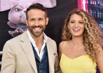 NEW YORK, NY - MAY 02:  Ryan Reynolds and Blake Lively attend the premiere of "Pokemon Detective Pikachu" at Military Island in Times Square on May 2, 2019 in New York City.  (Photo by Steven Ferdman/Getty Images)