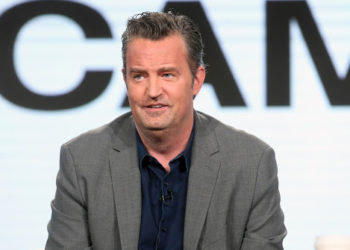 PASADENA, CA - JANUARY 13:  Actor Matthew Perry of the television show 'The Kennedys - After Camelot' speaks onstage during the REELZChannel portion of the 2017 Winter Television Critics Association Press Tour at the Langham Hotel on January 13, 2017 in Pasadena, California  (Photo by Frederick M. Brown/Getty Images)