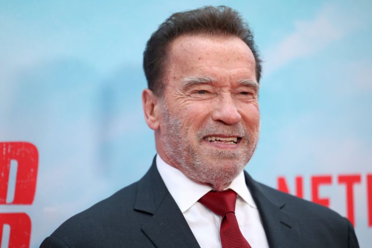 LOS ANGELES, CALIFORNIA - MAY 22: Arnold Schwarzenegger attends the Los Angeles Premiere of Netflix's "FUBAR" at The Grove on May 22, 2023 in Los Angeles, California. (Photo by Phillip Faraone/Getty Images)